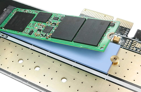 Micro Connectors Blue M.2 SSD Thermal Cooling Pad (NGFFM2-TP2280)