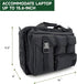 TaktZeit Military Briefcase - 15.6 Inch Tactical Laptop Messenger Bag for Hiking, Cycling, Camping, Daily Use