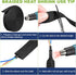 Tsmhisd 2:1Heat (3/8"-25ft) Shrink Wire Loom Braided Cable Sleeves,Heat Resistant Fabric Woven Shrink Tubing Wiring
