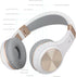 Riwbox Bluetooth Headphones, XBT-80 Folding Stereo Wireless Over Ear Headphones with Microphone and Volume Control,