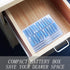 PNGKNYOCN Battery Storage Box, Portable Organizer Holds 48 AA Batteries, Insulative Clear Plastic