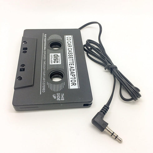 Master Cables Cassette 3.5mm MP3 Cassette Car Audio Adapter Universal Tape Adapter with AUX Cable Play Music from