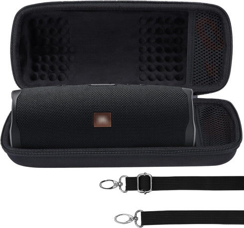Hard Case for JBL Charge 5 Charge 4 Waterproof Bluetooth Speaker, Black