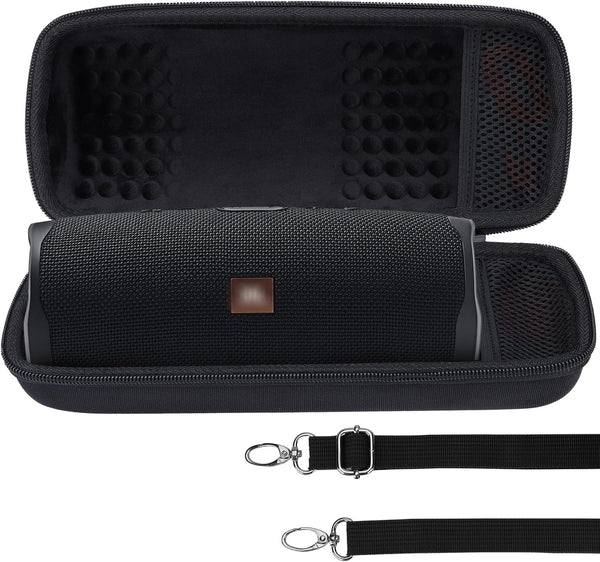Hard Case for JBL Charge 5 Charge 4 Waterproof Bluetooth Speaker, Black