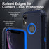 Military Grade 3 in 1 Heavy Duty Shockproof/Drop Proof/Dust Proof Case for iPhone XR, with 2Pcs Tempered Glass Screen