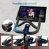 EFEALL Magnetic Phone Holder, Strong Magnet Stroller Phone Mount with Two Metal Rings, for Indoor Gym Equipment(