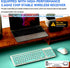 FD Wireless Keyboard and Mouse Combo, 2.4GHz USB Cordless, Cute Round Keys, Slim Set for Laptop & Computer