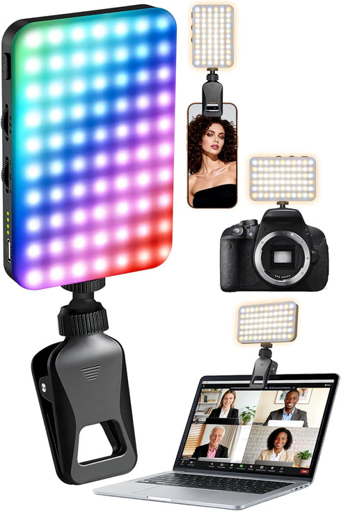 Generic TENTEK Selfie Light For Video Conference And Make Up,91 LED Clip On