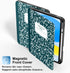 Supveco Case for iPad 10th Generation 10.9 Inch 2022 with Pencil Holder, Auto Wake/Sleep, Teal Folio Stand Case