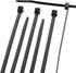 THE CIMPLE CO 17 inch Black Nylon Zip Ties, Strong Indoor and Outdoor Rated, 100 Pack