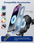 ZeeHoo Wireless Car Charger, 15W Fast Charging Auto Clamping Phone Mount for iPhone 15/14/13/12/11 Pro Max Xs, Etc.