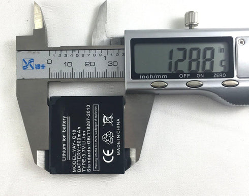 GT08 Smartwatch Battery, 360mAh Rechargeable Lithium Battery for CNPGD Smart Watch