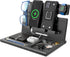 BARVA Gifts for Men Dad Birthday Ideas Wood Docking Station, 2 Phone Nightstand Organizer Table Charging Dock