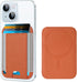 HiWe Magnetic Wallet for iPhone 15/14/13/12, Minimalist Leather Card Holder, RFID Blocking, Slim Design, Brown
