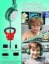 Kids Headphones, Dinosaurs Wired Headsets for Boys & Girls, Built-in Mic & On/Over Ear HD Stereo for Online