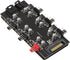 12V 4Pin PWM & 5V 3Pin ARGB with SATA 15Pin Power 2-in-1 Hub - 6 Way Sync CPU Cooling Fan Addressable RGB Lighting