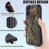 Compatible for iPhone 12/12 Pro Case with Screen Protector, 3-Layer Full Body Shockproof Rugged Camo Protective Case