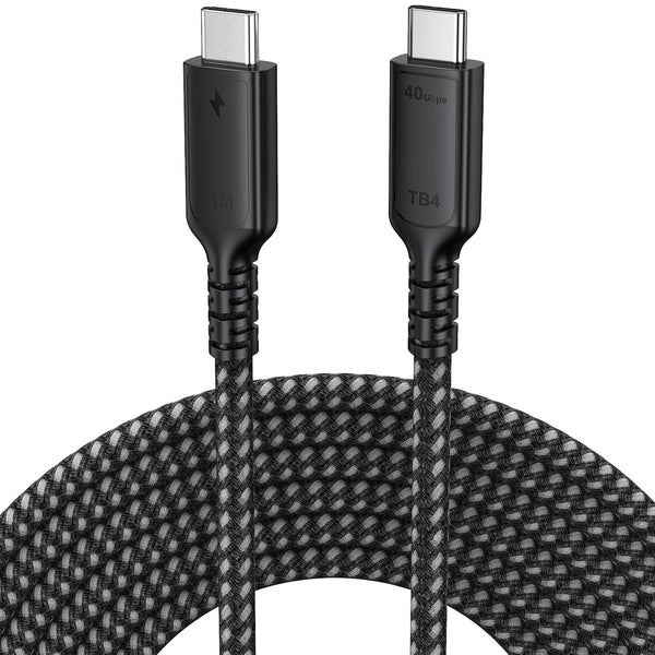 USB 4 Cable 10ft, USB4 40Gbps High Speed Data Transfer, 8K@60Hz/4K@120Hz Display