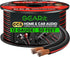 GearIT Pro Series 12AWG Speaker Wire, 50 Feet / 15.24 Meters, Black, Great for Home Theater and Car Speakers