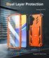 FNTCASE Military Grade Drop Proof Protection Case for Samsung Galaxy A15-5G, Heavy Duty Rugged Shockproof Cover with