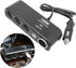XINFENG 4 Way Car Charger Splitter Power Adapter with Multi Socket Dual USB 12V-24V Plug Charger for iPhone iPad Samsung GPS Dashcam