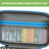 9V, 3V ALKOO Battery Organizer Case for AA AAA Batteries, Storage Holder Box with Mesh Pocket for C, Lithium Cells