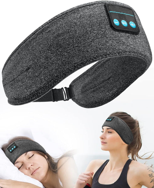 Sleep Headphones, Headband Headphones for Side Sleeper, Soft Elastic Comfortable Sleep Headband, Birthday Gifts,