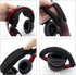 BlingKingdom Zippered Headband Cover for Headphones - Black