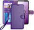 Samsung Galaxy S9 Wallet Case - Purple, with Card Slots & Kickstand