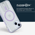 tech21 16e 15 EvoCrystal Kick case for iPhone / - Compatible with MagSafe - Impact Protection Case - Lilac