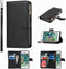 Jaorty Wallet Case Compatible with iPhone 7/8/iPhone SE 2nd 2020, 9 Card Slots, Wrist Strap, Stand Feature, Zipper Cash