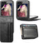 CCSamll Wallet Case for Samsung Galaxy Z Flip 5, Card Holder, Business Style Premium PU Leather Protective Cover (DK
