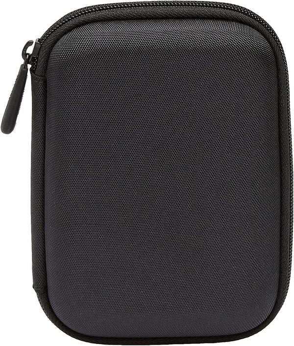 Amazon Basics Portable External Hard Drive Carrying Case with Mesh Storage, Protection, Secure Strap,
