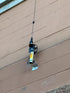 1PCS 3/4 Hole Antenna Roll Bar Mount Bracket with NMO Connector, Horizontal or Vertical Installation on Railing