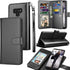 Tekcoo Wallet Case for Galaxy Note 9 - PU Leather with ID Cash Slots, Detachable Magnetic Hard Case, Black