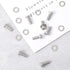 Xinjoduz 10 M4 10mm 10 Pcs Monitor Mount Screws, Screws for Mounting On Monitors, X with Washers Computer Mounting