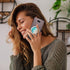 WUYULB Magnetic Type Clear Crystal Glitter Collapsible Expanding Moblile Cell Phone Grip Stand Holder for Smartphones