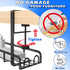 Sleclean Under Desk Cable Management Tray, Upgraded Long Arm Clamp, No Drill Steel Desk Cable Organizers