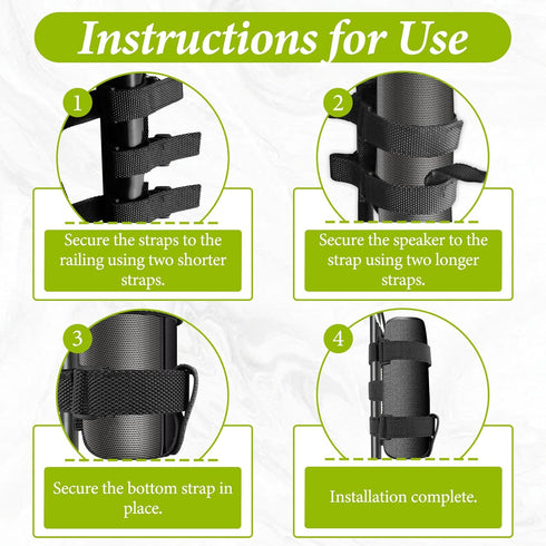 Bagentry 21.2'' 15.3''/54 39 CM x x Golf Cart Speaker Mount Strap, Portable Speaker Holder for Bike Adjustable