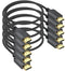 Short HDMI Cables 1 Ft, 5-Pack Thin 4K HDMI Cables Braided- High
