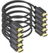 Short HDMI Cables 1 Ft, 5-Pack Thin 4K HDMI Cables Braided- High