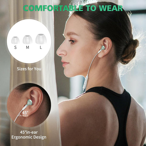 USB C Headphones for Samsung S24 Ultra, Type C Earphones Noise Isolating with Mic for iPhone 15 Pro Max, Galaxy A35