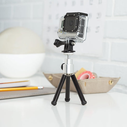 Amazon Basics Mini Tripod, Lightweight, Black