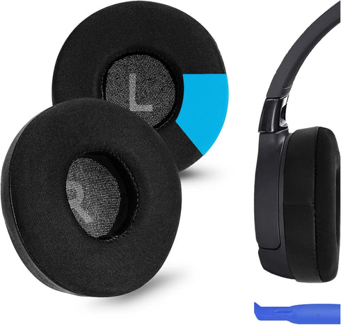 Geekria Sport Cooling-Gel Replacement Ear Pads for JBL JR300, JR300BT, T450BT, T500BT Headphones (Black)