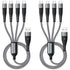 USB Type C QC3.0 Fast Charging 4-in-1 Multi USB C Splitter Cable for iPhone 15 Pro Max, Samsung Galaxy S24