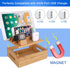 Bamboo Wood Desktop Organizer Charging Docking Station Charger Holder Cradle Charge Stand compatible with iPhone 13 12