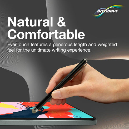 BoxWave Stylus Pen Compatible with Nintendo Switch, EverTouch Capacitive Stylus, Jet Black