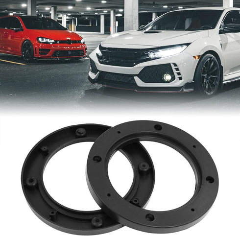 uxcell Pair Universal 4" Car Speaker Spacer Adapter Bracket Holder, Black