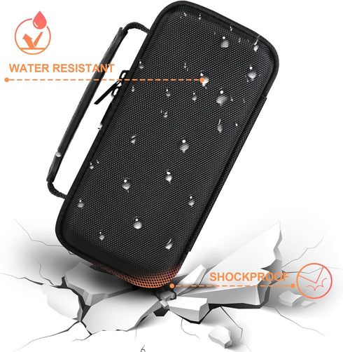 BOVKE Carrying Case for Bushnell Wingman View Golf GPS Speaker with Shoulder Strap and Extra Pocket