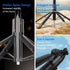 ikaufen 71" Spike,5-Speed Upgrade iPhone Tripod with Ground Adjustable Fill Light,Extendable Tripod for Phone Selfie